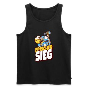 Zocker Zocken game Spiel Gamer Computer PC Konsole - Männer Premium Bio Tank Top - Schwarz - Vorne - Michal (187cm)