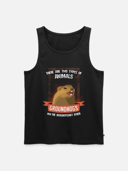marmots - Men's Premium Organic Tank Top - black
