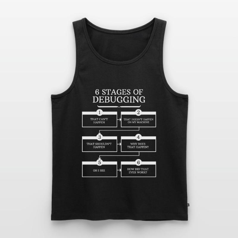 Debugging Programmierer Geschenk Programmieren Männer Premium Bio Tank Top