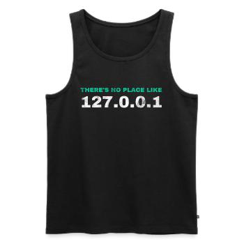 Nerds d'ordinateur programmeur de cadeau drôle - Débardeur bio Premium Homme - noir - Devant - Michal (187cm)