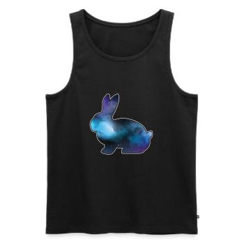 Lapin Animaux mignons Lapins Lièvre Faune Nature - Débardeur bio Premium Homme - noir - Devant - Michal (187cm)