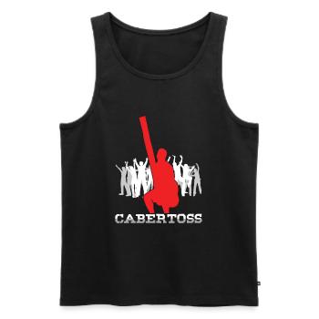 Caber Toss Scottish Highland Games Coffret Cadeau - Débardeur bio Premium Homme - noir - Devant - Michal (187cm)
