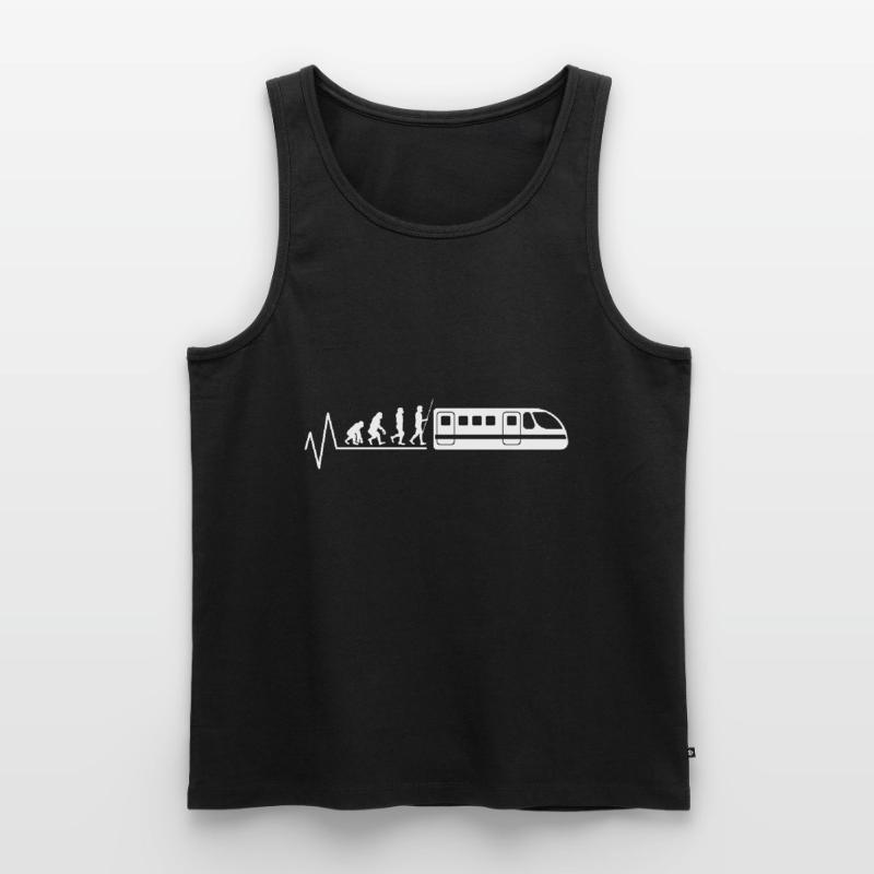 Train Evolution Driver Geschenk Männer Premium Bio Tank Top