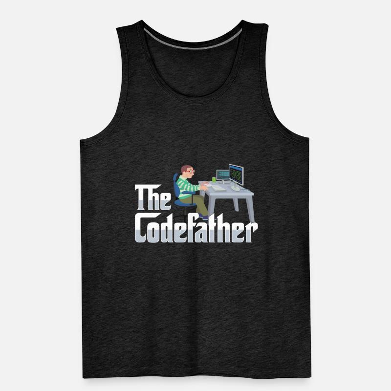 Funny IT Department Software Developer Computer Débardeur bio Premium Homme