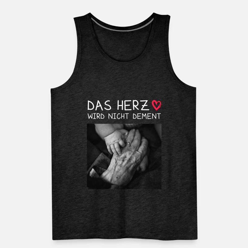 Altenpflege Das Herz Wird Nicht Dement Männer Premium Bio Tank Top