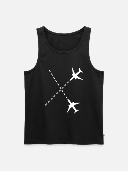 Airplanes Aircraft Drone Pilot Gift - Men's Premium Organic Tank Top - black