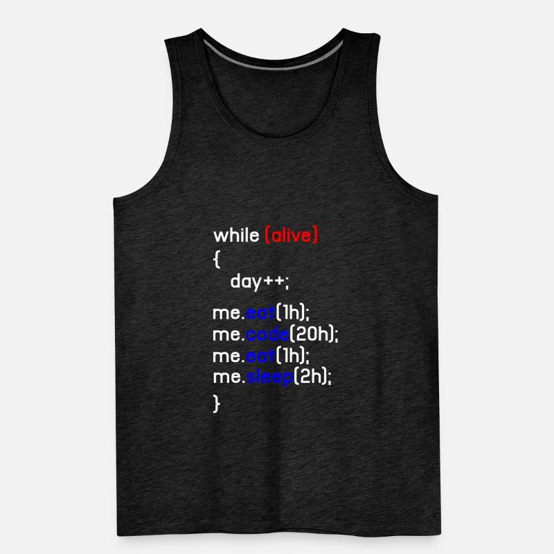 HTML Coding Coder Programmierer Programmierung PC Geschenk Männer Premium Bio Tank Top