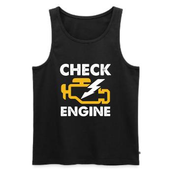 Mechaniker Autoreparaturmaschinen Autos Fahrzeuge Geschenk - Männer Premium Bio Tank Top - Schwarz - Vorne - AI Model Male 178 light (178cm)