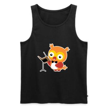 Animal Conductor Orchestra Instrument Musik Geschenk - Männer Premium Bio Tank Top - Schwarz - Vorne - AI Model Male 178 light (178cm)