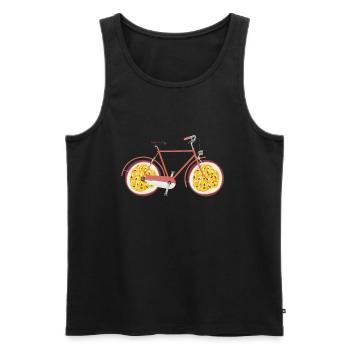 Fahrrad Passion Obsträder Bike Bike Biker - Männer Premium Bio Tank Top - Schwarz - Vorne - Michal (187cm)