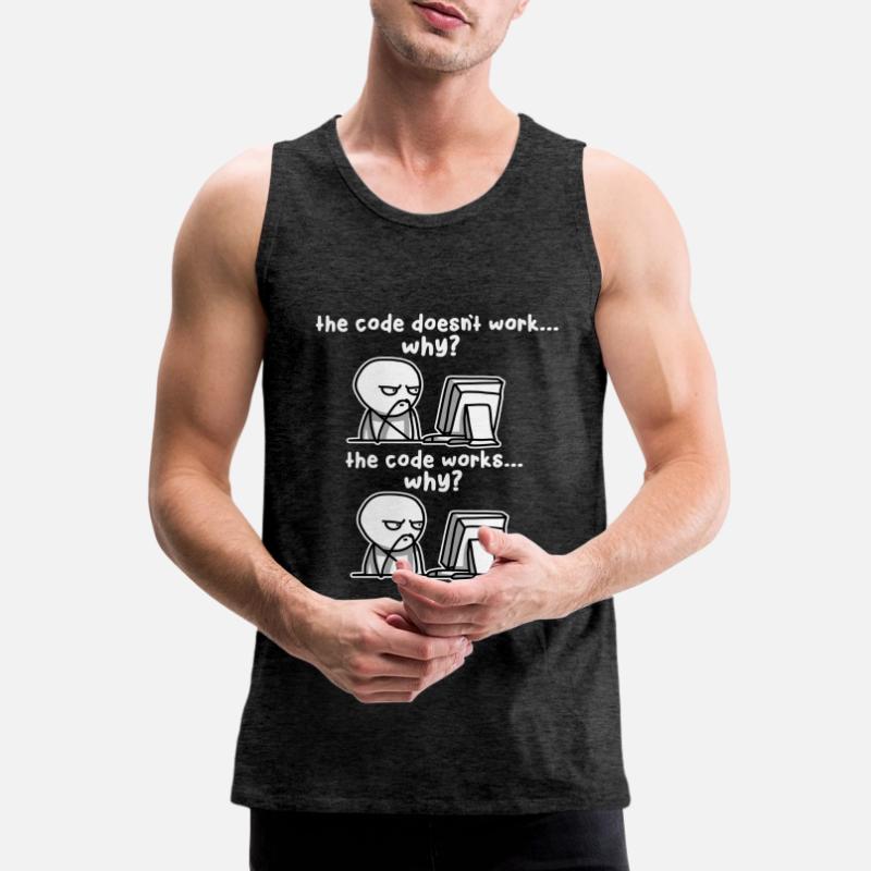 Programming Code Computer Programmer Software Männer Premium Bio Tank Top
