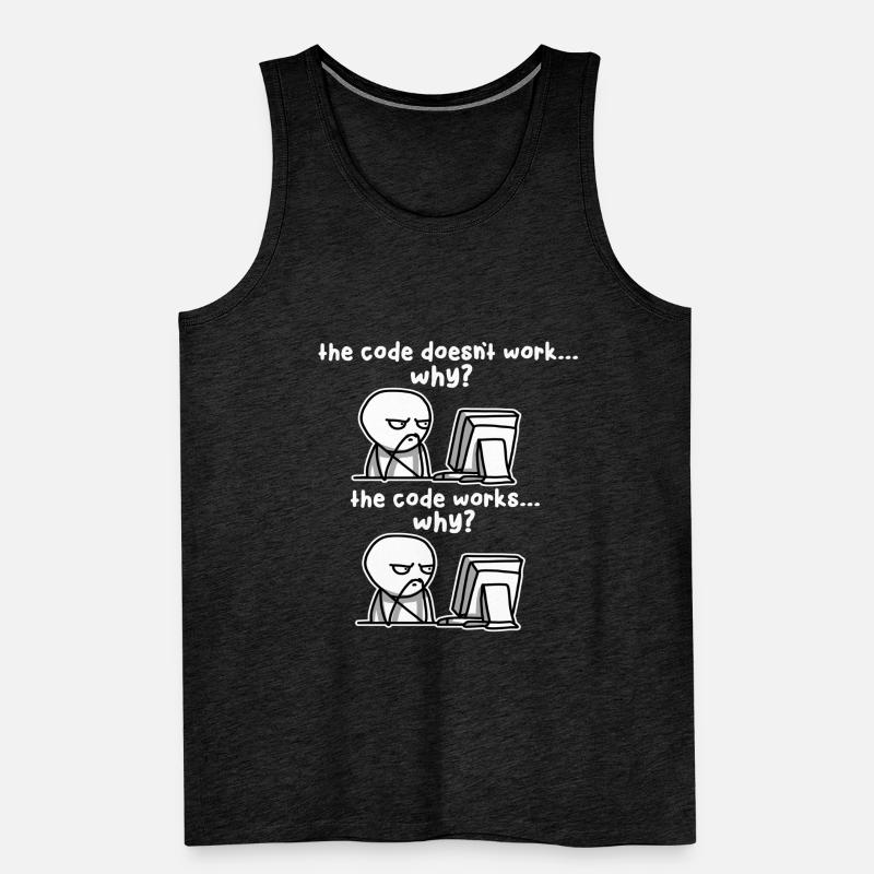 Programming Code Computer Programmer Software Männer Premium Bio Tank Top