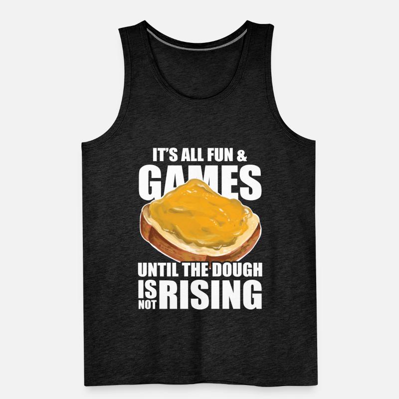 Funny Bread Baking Männer Premium Bio Tank Top