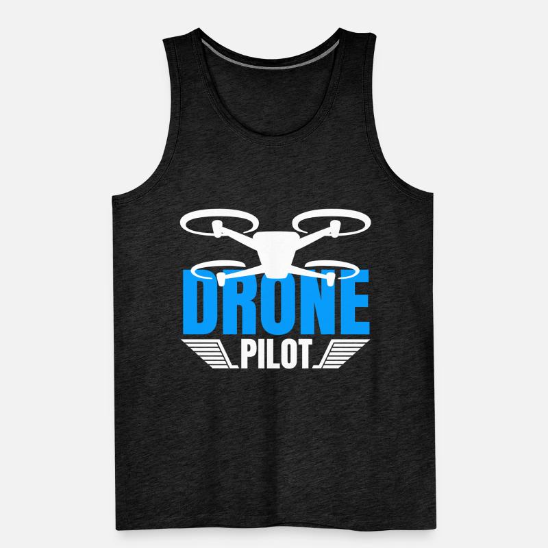 Drone Drone Pilot Drone Operator Quadcopter Men's Premium Organic Tank Top