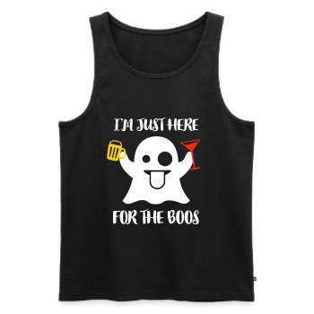 Halloween Halloween Halloween Halloween Halloween - Männer Premium Bio Tank Top - Schwarz - Vorne - AI Model Male 178 light (178cm)