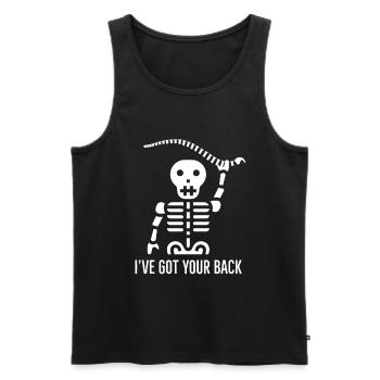Halloween Halloween Halloween Halloween Halloween - Männer Premium Bio Tank Top - Schwarz - Vorne - AI Model Male 178 light (178cm)