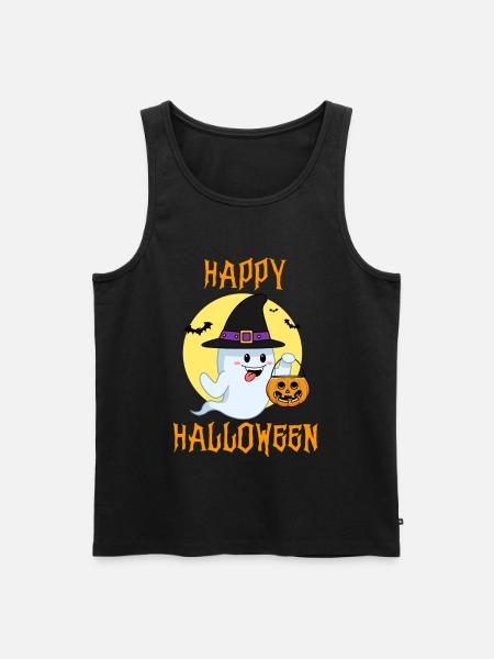 Halloween Halloween Halloween Halloween Halloween - Herre Premium økologisk tanktop - sort
