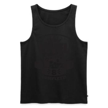 Level 8 Complete Geburtstagsgeschenk 8 Jahre Gamer - Männer Premium Bio Tank Top - Schwarz - Vorne - Michal (187cm)