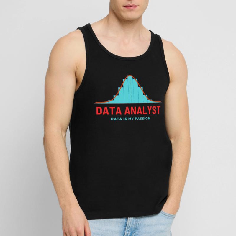 Data Analyst Power BI Query SQL API Engineer AI Débardeur bio Premium Homme