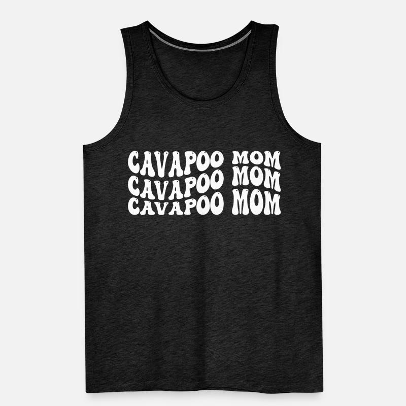 Cavapoo Mom Männer Premium Bio Tank Top