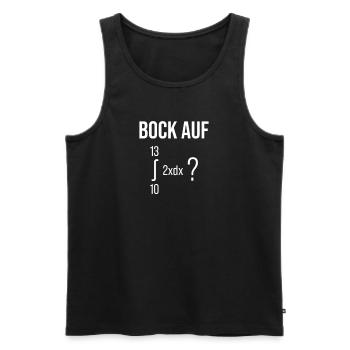 Bock auf 69? I Want 69 With You Funny Math - Männer Premium Bio Tank Top - Schwarz - Vorne - AI Model Male 178 light (178cm)