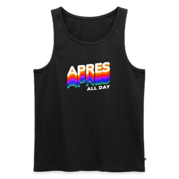 Après all day Apres Ski party - Männer Premium Bio Tank Top - Schwarz - Vorne - Michal (187cm)