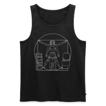 Töpfer Kunst DIY Keramik Lustiges Töpfern - Männer Premium Bio Tank Top - Schwarz - Vorne - Michal (187cm)