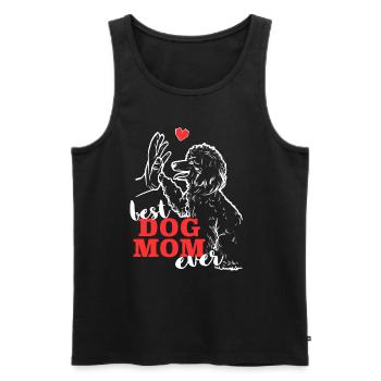 Best Poodle Mama Poodle Dog - Men's Premium Organic Tank Top - black - Front - Michal (187cm)