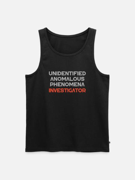 Uap Expert Alien Hunter Ufo - Men's Premium Organic Tank Top - black