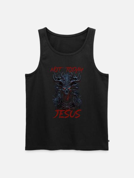 Gothic Aesthetics Occult Grunge Emo Punk Satanic - Men's Premium Organic Tank Top - black