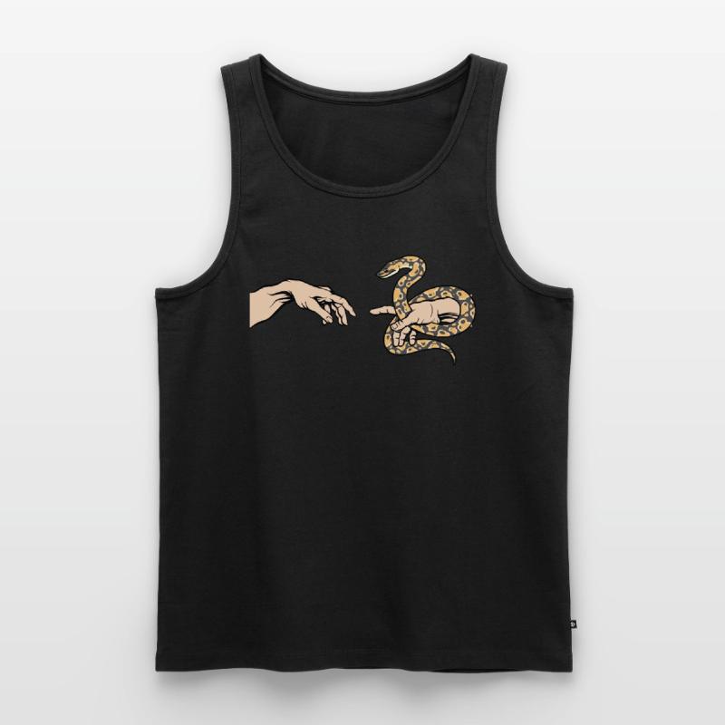Python Amour Drôle Python Serpent Débardeur bio Premium Homme