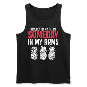Infertility Vitro Fertilization IVF Egg Retrieval - Men's Premium Organic Tank Top - black - Front - AI Model Male 178 light (178cm)