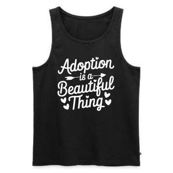 Adoption Ist Eine Schöne Gotcha Lustig - Männer Premium Bio Tank Top - Schwarz - Vorne - Michal (187cm)