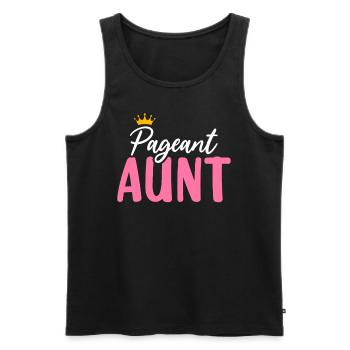 Festzug Tante Glitz Glam Schönheitswettbewerb Tante - Männer Premium Bio Tank Top - Schwarz - Vorne - AI Model Male 178 light (178cm)