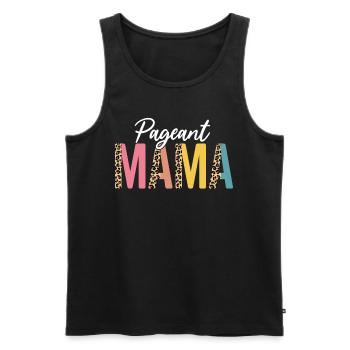 Festzug Mama Halb Leopard Glanz Glamour Lustig - Männer Premium Bio Tank Top - Schwarz - Vorne - AI Model Male 178 light (178cm)