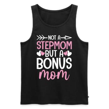 Keine Stiefmutter Lustige Mutter Bonus Mutter Zweite Mutter - Männer Premium Bio Tank Top - Schwarz - Vorne - AI Model Male 178 light (178cm)