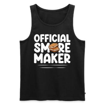 Offizieller Smore Maker Graham Crackers Lustige Smores - Männer Premium Bio Tank Top - Schwarz - Vorne - AI Model Male 178 light (178cm)