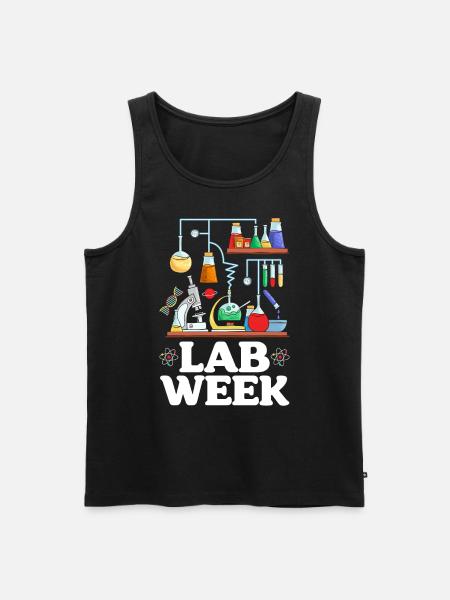 Lab-viikko Lääketiede Lääketieteen laboratoriotutkija - Miesten premium luomu-tanktoppi - musta