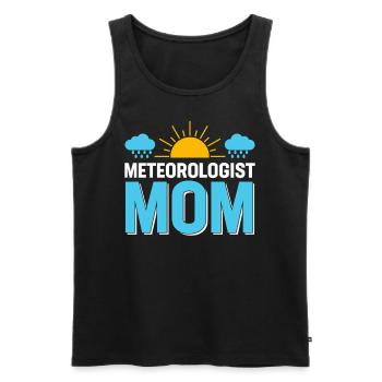 Meteorologist Mom Appreciation Meteorology - Men's Premium Organic Tank Top - black - Front - Michal (187cm)