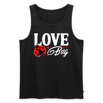 Love Bug Drôle Coccinelle Entomologiste Coccinellidae - Débardeur bio Premium Homme - noir - Devant - Michal (187cm)