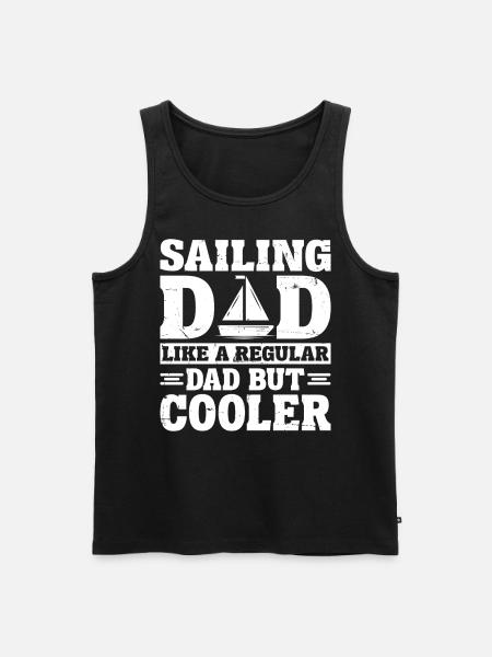 Sømand Far Sjov Definition Cruiser Sejler Far - Herre Premium økologisk tanktop - sort