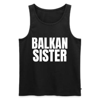 Balkan Hrvatska Apc Balkan Jebiga Hrvatska Kroate - Männer Premium Bio Tank Top - Schwarz - Vorne - AI Model Male 178 light (178cm)