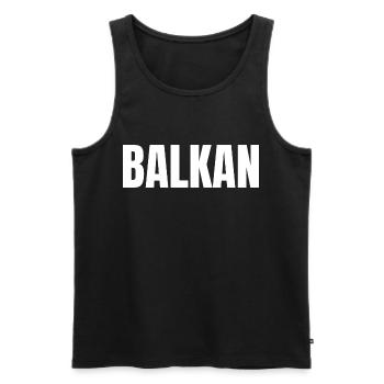 Balkan Hrvatska Apc Balkan Jebiga Hrvatska Kroate - Männer Premium Bio Tank Top - Schwarz - Vorne - AI Model Male 178 light (178cm)