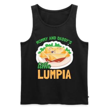 Little Lumpia Philippinen - Männer Premium Bio Tank Top - Schwarz - Vorne - Michal (187cm)