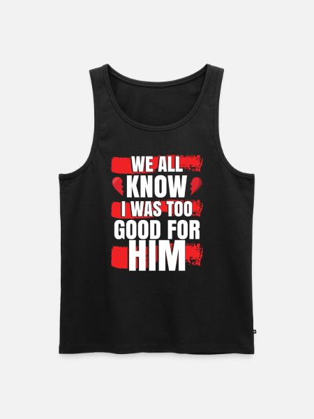 Divorce - Men's Premium Organic Tank Top - black