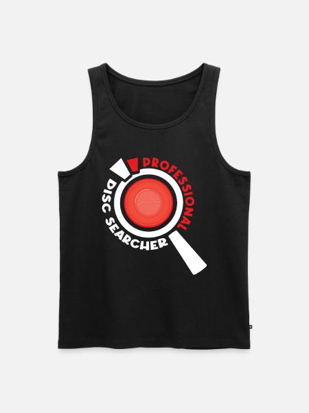 Professional Disc Searcher - Men's Premium Organic Tank Top - black