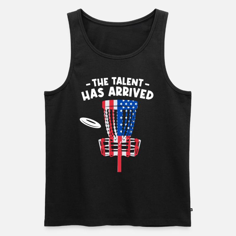 Das Talent ist da - Männer Premium Bio Tank Top - Schwarz