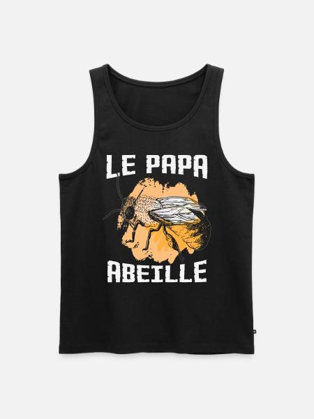 Le Papa Abeille - Débardeur bio Premium Homme - noir