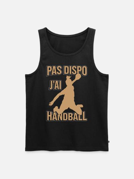 J'ai Handball - Débardeur bio Premium Homme - noir