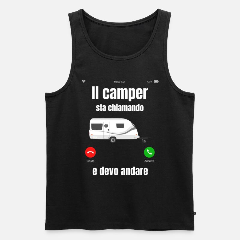 Wohnmobil - Männer Premium Bio Tank Top - Schwarz
